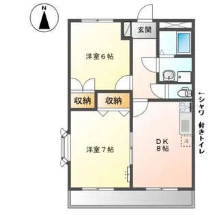 サンコート土田【2階】の間取り