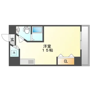 マンションニューヨーク医大東【5階】の間取り