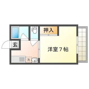 アルソーレ城北参番館【1階】の間取り