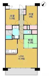 アウルステージ西市【11階】の間取り