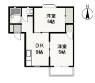 ニューハウン A【1階】の間取り