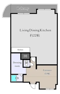 アバンテ岡山壱番館【2階】の間取り