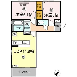 ソフィヤ コンフォール【3階】の間取り