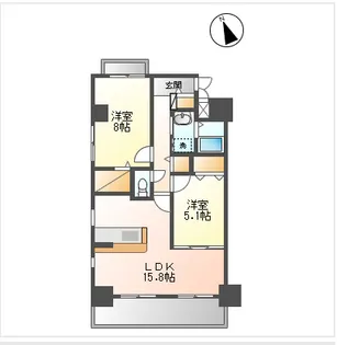 リッチ・クレールマンション【3階】の間取り
