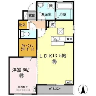 ルラシオン A棟【1階】の間取り