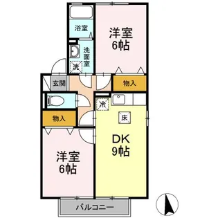 コンフォート D棟【1階】の間取り