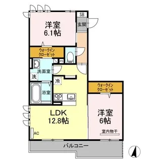 bonheur a vous【3階】の間取り