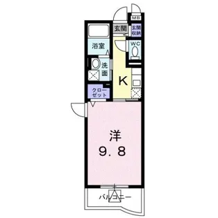 ハピーライフ平田【3階】の間取り