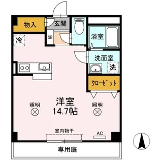 Y’s ビル【2階】の間取り