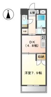 フェアリー西市【5階】の間取り