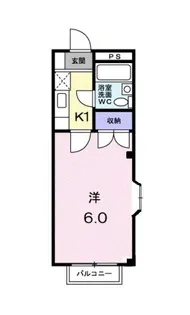 エルディム宿【2階】の間取り