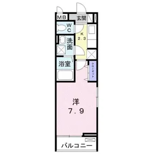 パルフェット島田本町【2階】の間取り