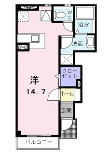プリムローズA【1階】の間取り