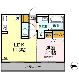 アルバ日吉【302号室】の間取り