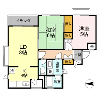 フォレスト Ⅴ【2階】の間取り