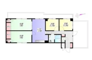 三高・サンスクエア【3階】の間取り