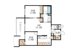 L’s Plus 豊玉南【4階】の間取り