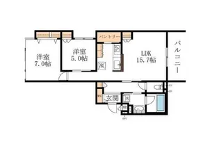 L’s Plus 豊玉南【205号室】の間取り