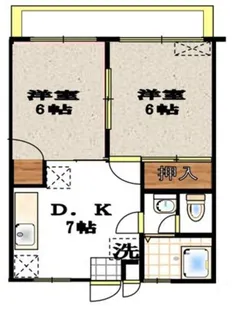 スターライトシティ小茂根【2階】の間取り