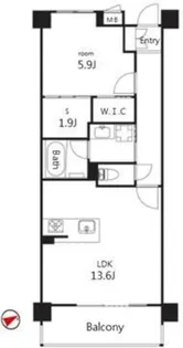 オーパスレジデンス吉祥寺【3階】の間取り