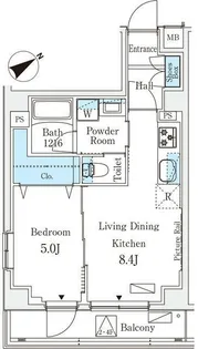 STANDZ高井戸【1階】の間取り