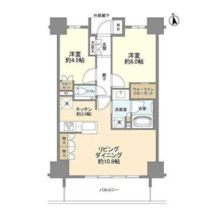 ブランズ西荻南三丁目【9階】の間取り