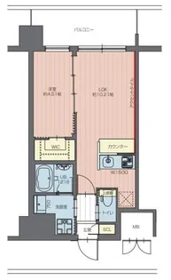 プレジオ練馬富士見台【203号室】の間取り