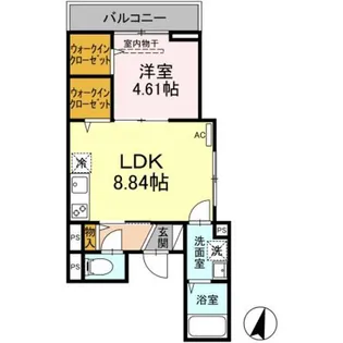 ラリュール豊玉上【2階】の間取り