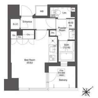 コンフォリア新中野【3階】の間取り