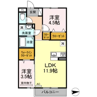 Libertad【2階】の間取り