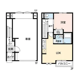 アヴァンティ環八西台【1階】の間取り