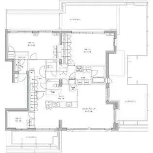 パークシティ浜田山D棟【1階】の間取り