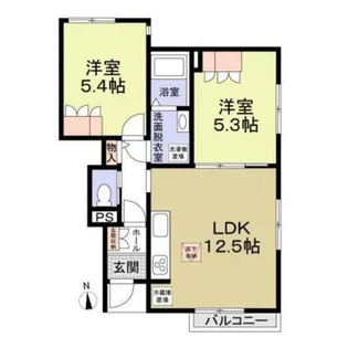 doux bateau【1階】の間取り