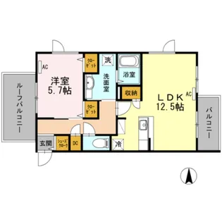 ウェルデンス江古田【2階】の間取り