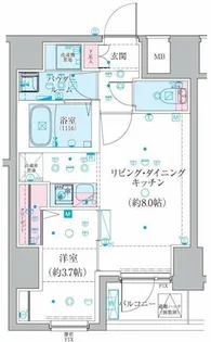 GENOVIA椎名町【5階】の間取り