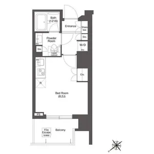 コンフォリア新中野【8階】の間取り