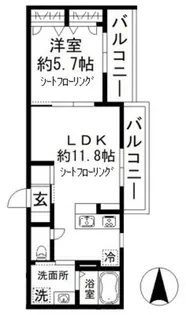 シグマハウス【2階】の間取り