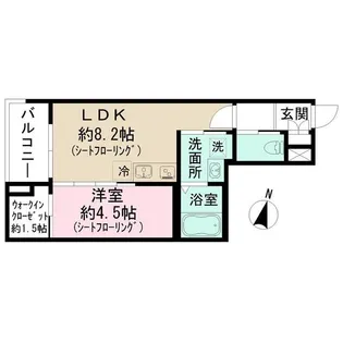 パークモクシス上石神井【2階】の間取り