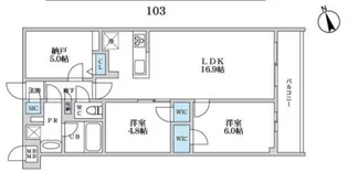 S−RESIDENCE富士見ヶ丘afford【1階】の間取り