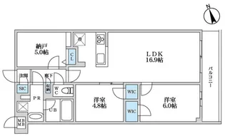 S−RESIDENCE富士見ヶ丘afford【3階】の間取り