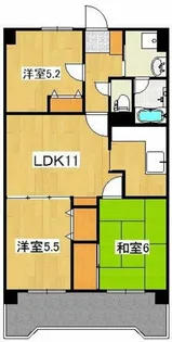 エステート南大泉【3階】の間取り