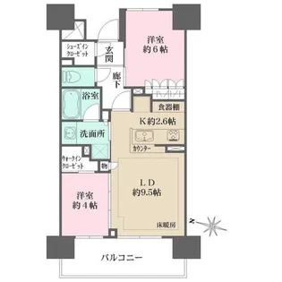 ザ・パークハウスアーバンス練馬中村橋【8階】の間取り