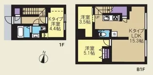 CREAL新高円寺【1階】の間取り