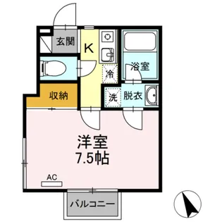 HOUSEしゅんざん【1階】の間取り