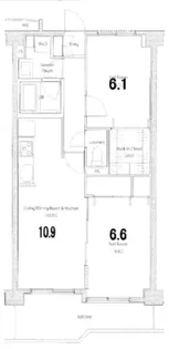 ソサエティ関町【2階】の間取り