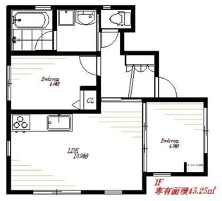 LA PORTE【1階】の間取り