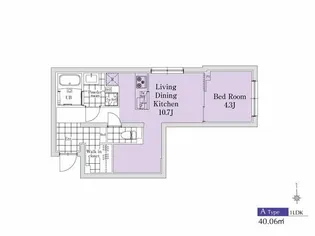 EXAM新中野Ⅱ【1階】の間取り