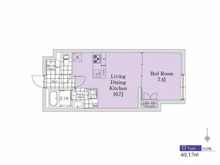 EXAM新中野Ⅱ【2階】の間取り