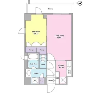 サイクラメント鷺宮【2階】の間取り