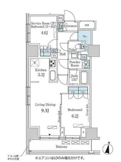 パークアクシス成増二丁目【11階】の間取り
